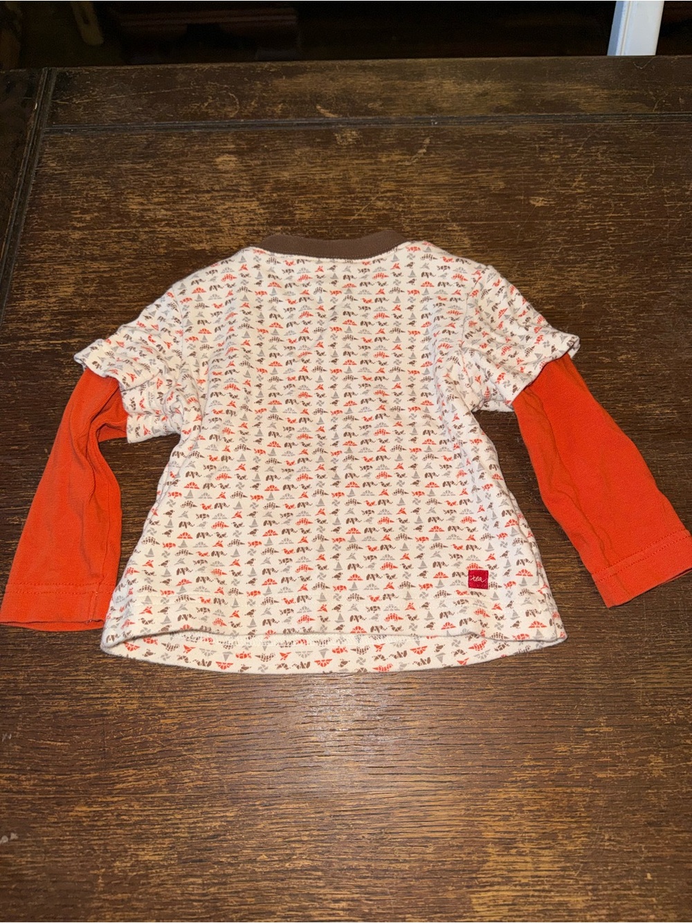 EUC Tea Collection baby boy size 12-18 months top shirt 100% cotton
